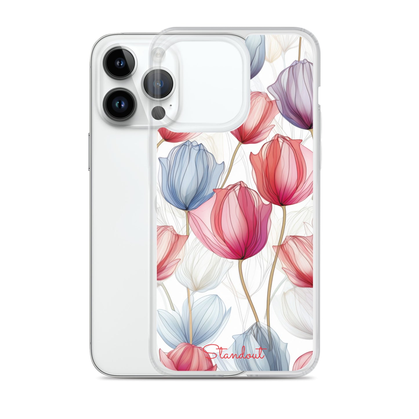 Flowers Tulip Clear Case for iPhone® CCI031