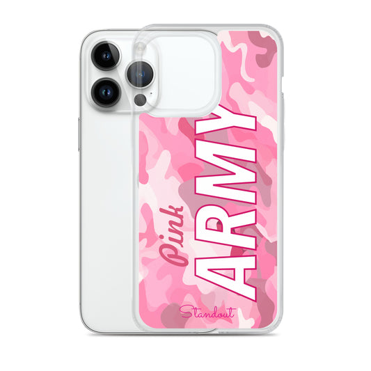 Pink Army Clear Case for iPhone® CCI089