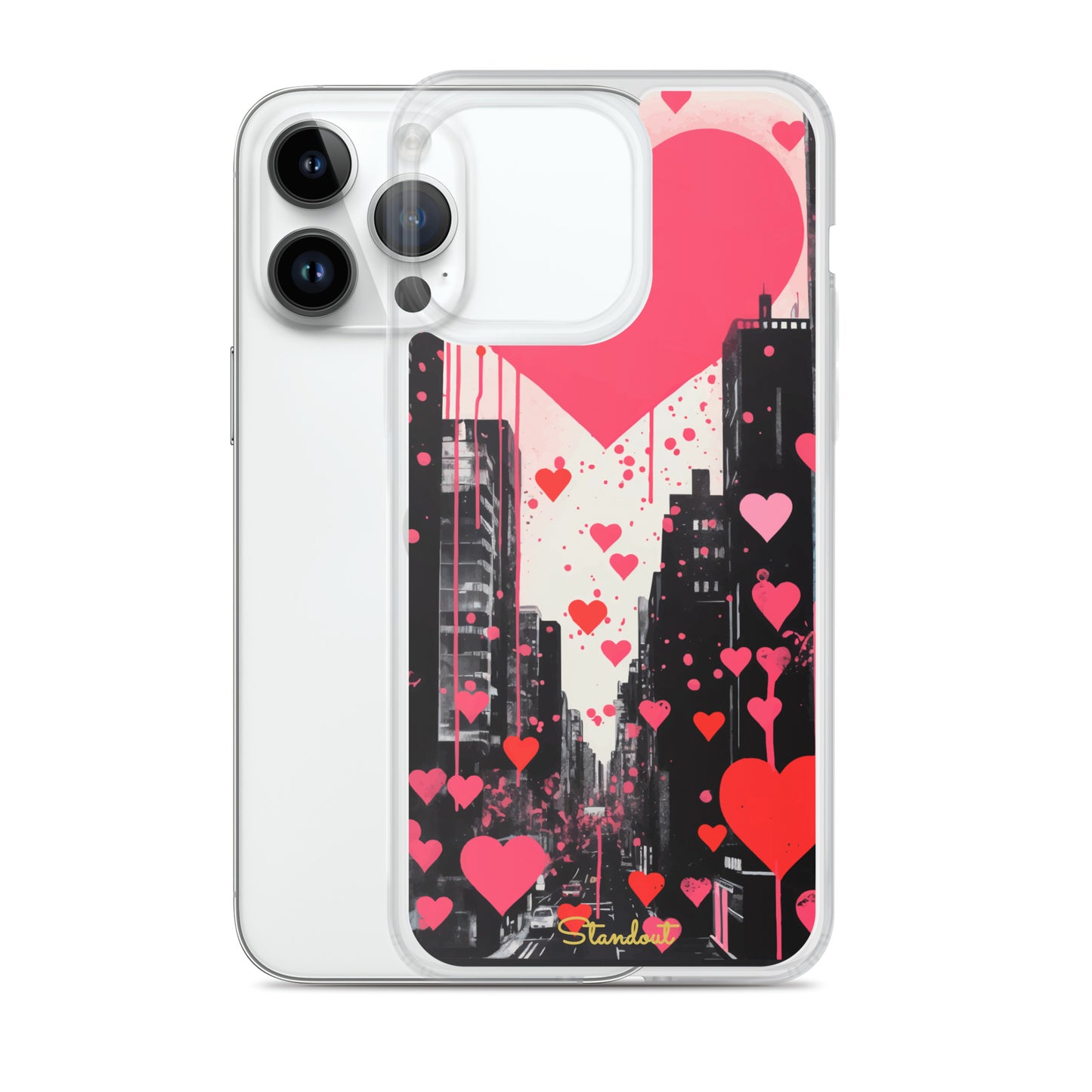 Hearts in the city Clear Case for iPhone®