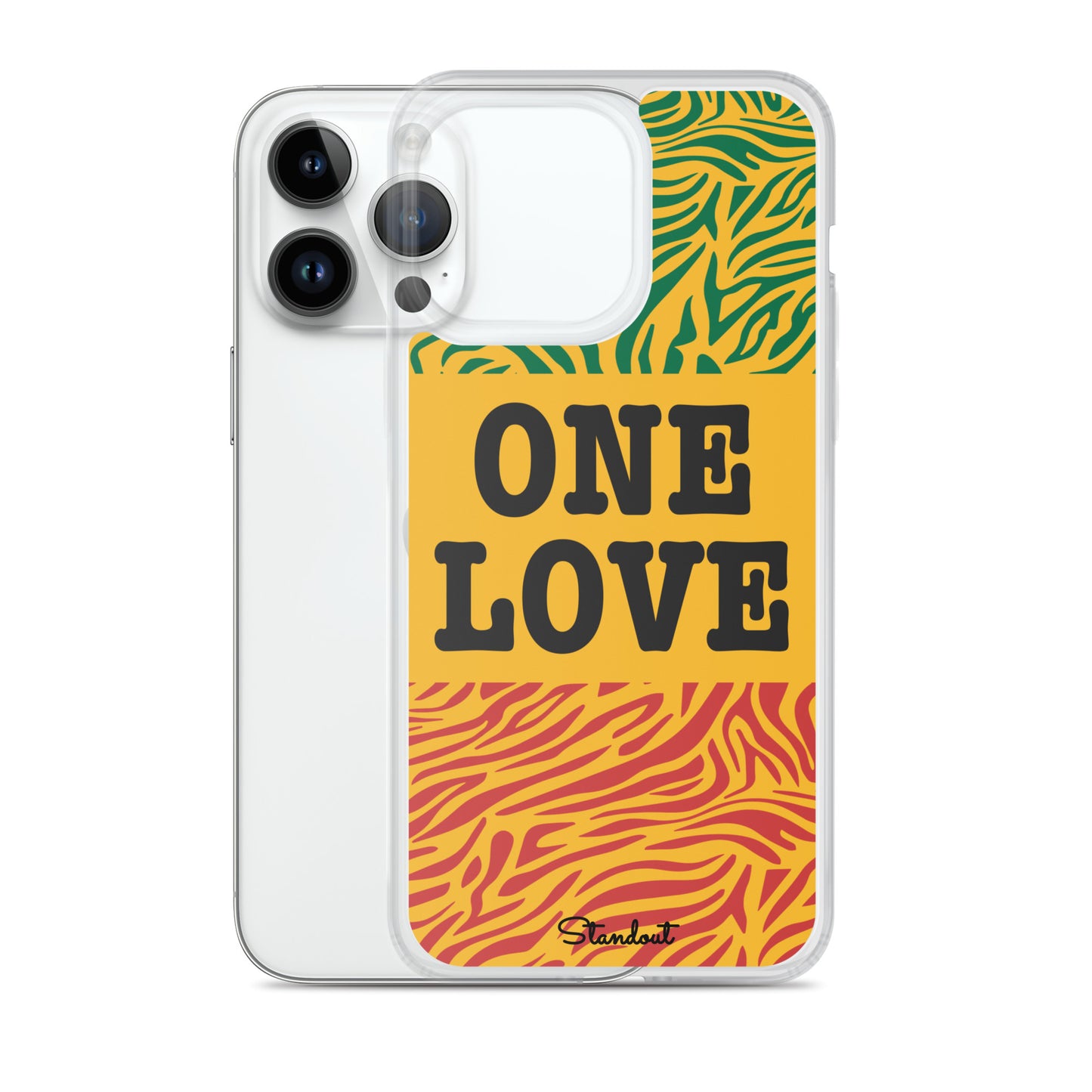 One Love Clear Case for iPhone®