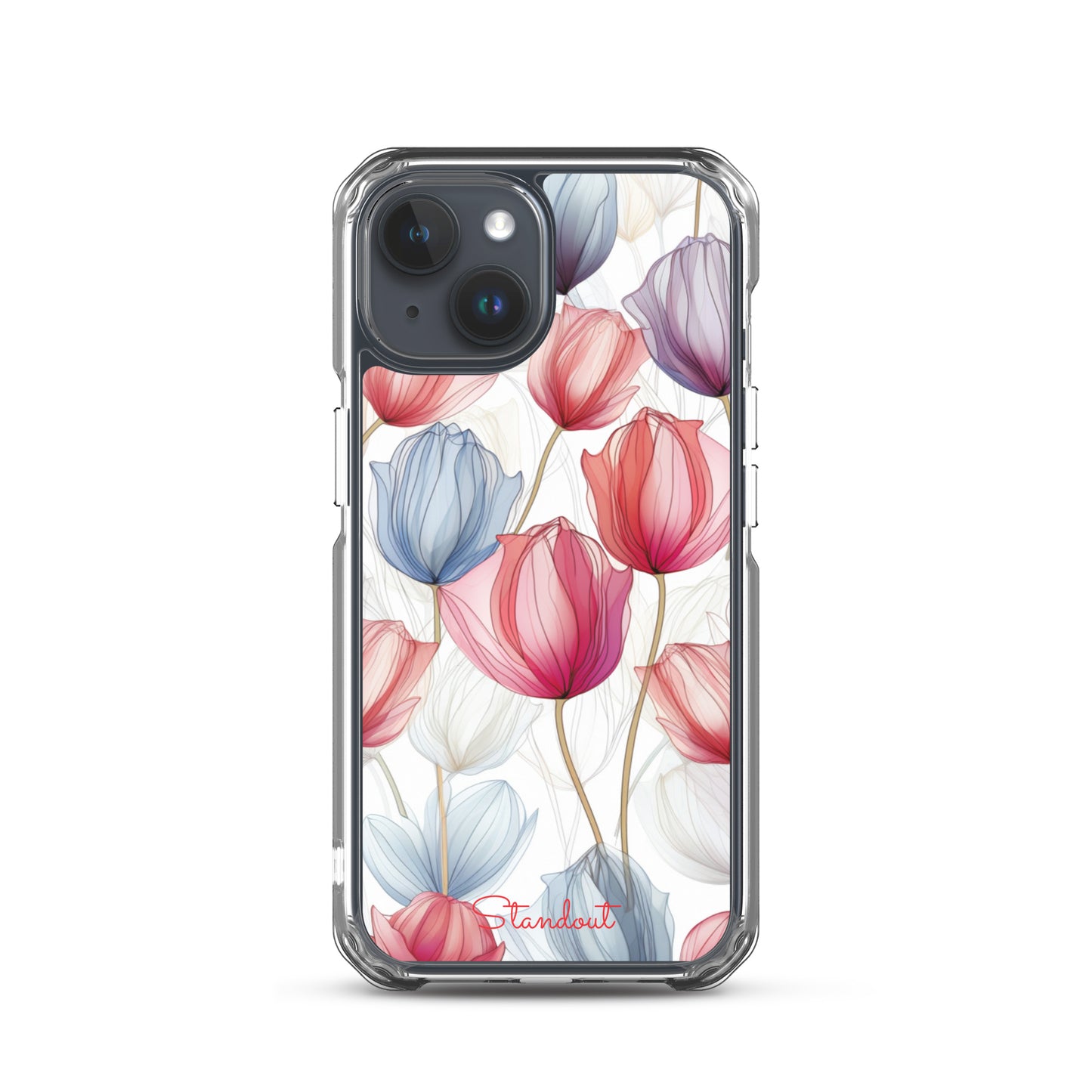 Flowers Tulip Clear Case for iPhone® CCI031