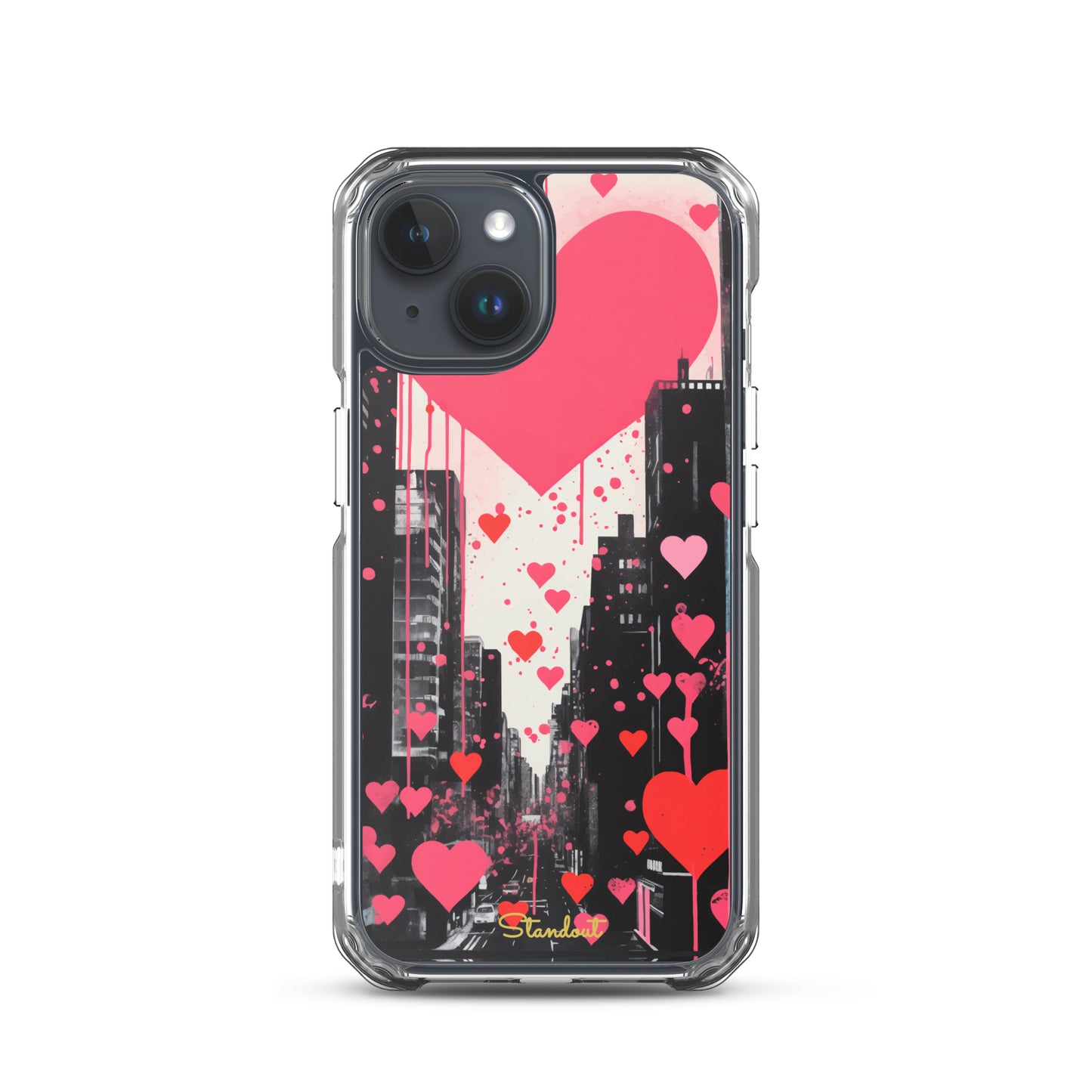 Hearts in the city Clear Case for iPhone®