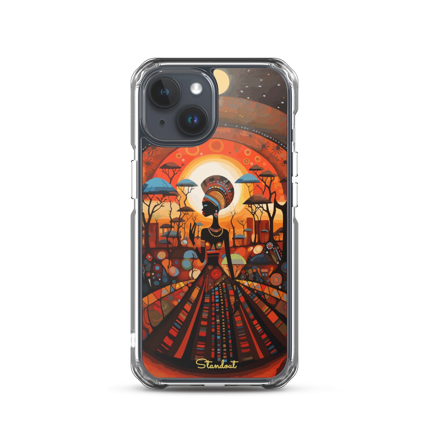 African Lady Clear Case for iPhone®