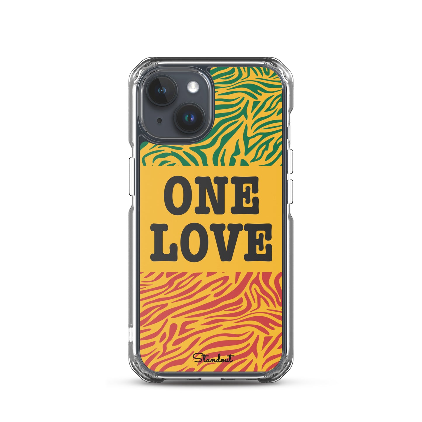 One Love Clear Case for iPhone®