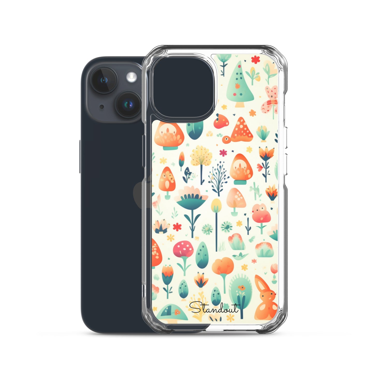 Cute Patterns Clear Case for iPhone® CCI013