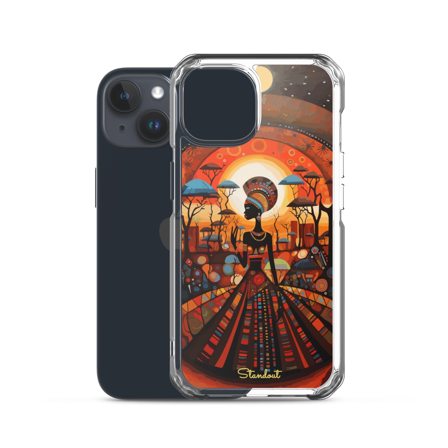 African Lady Clear Case for iPhone®