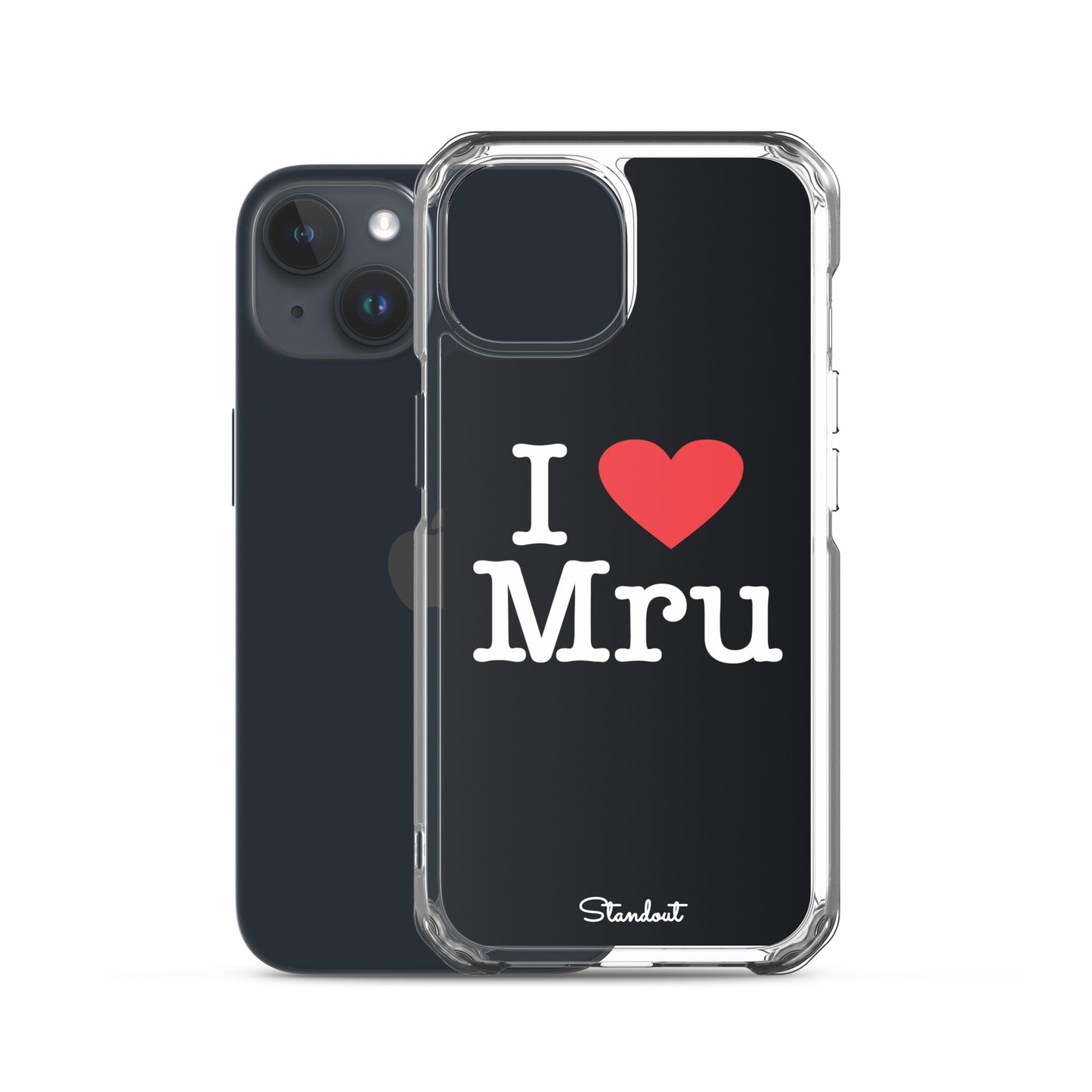 I love Mru original Clear Case for iPhone®