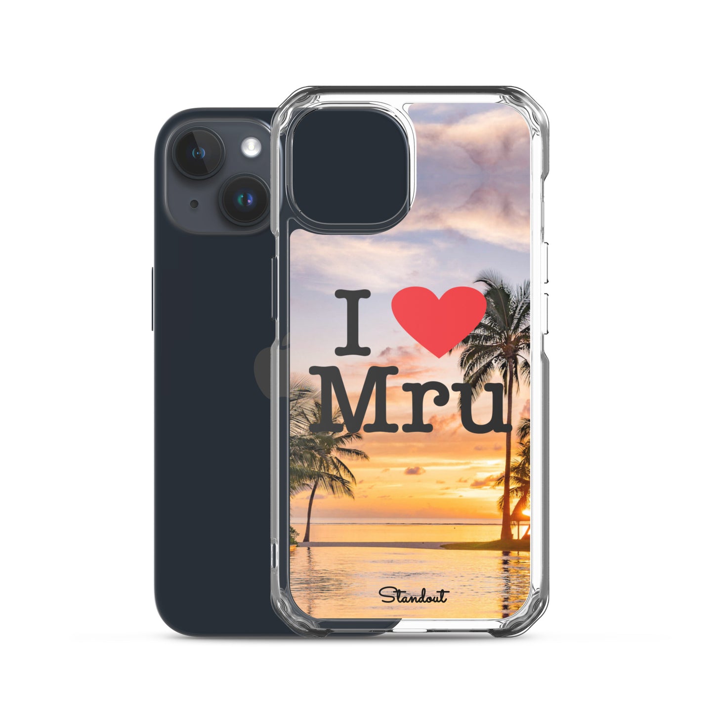 I love Mru Sunset Clear Case for iPhone®