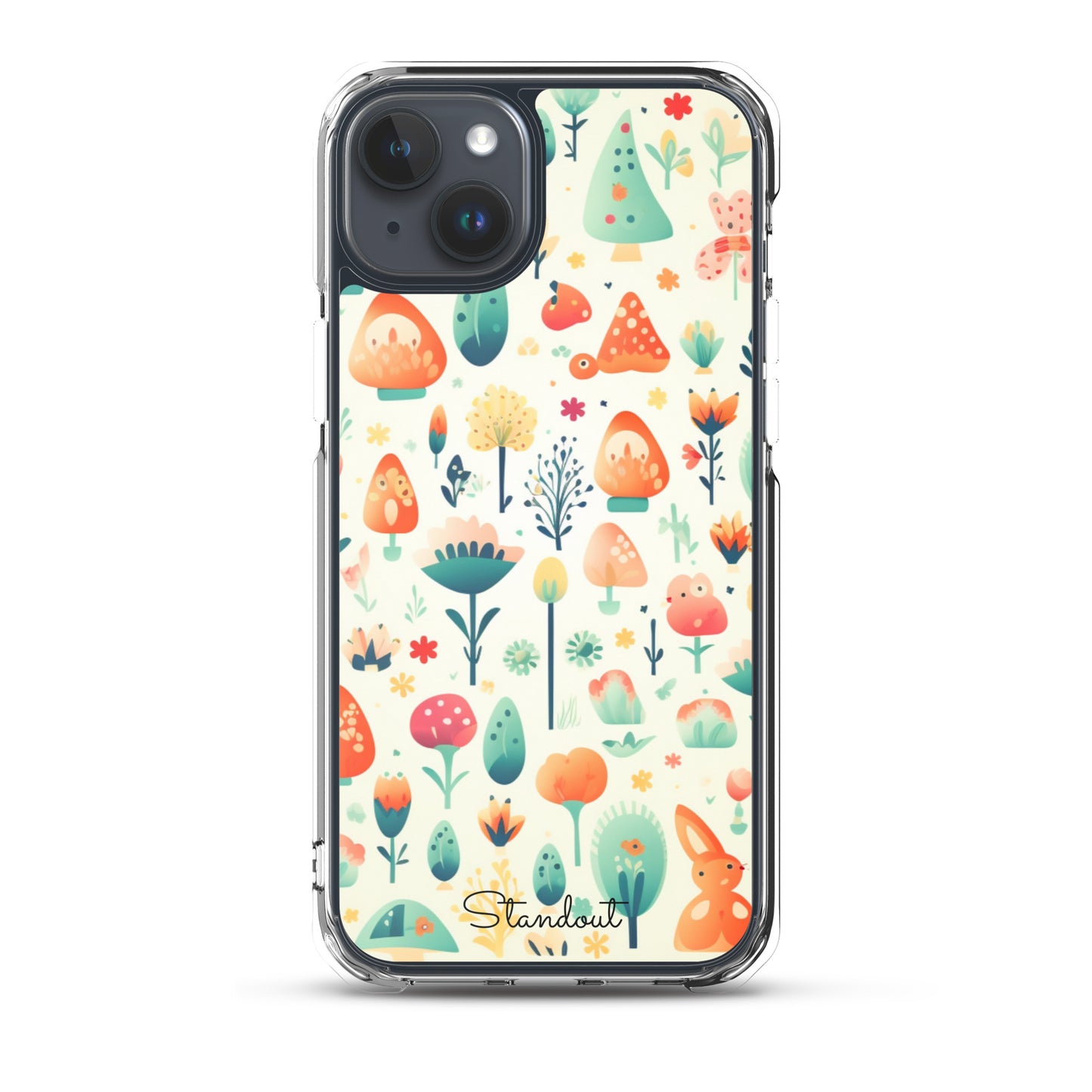 Cute Patterns Clear Case for iPhone® CCI013