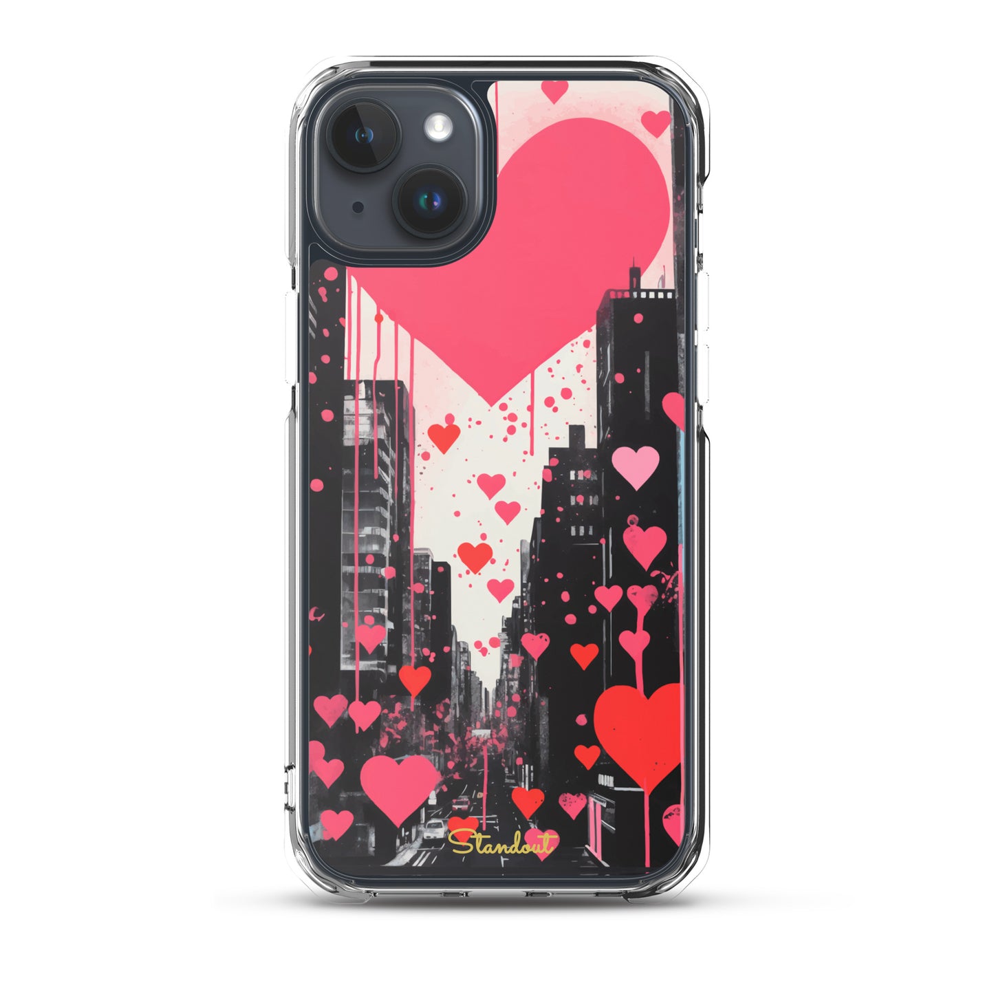 Hearts in the city Clear Case for iPhone®