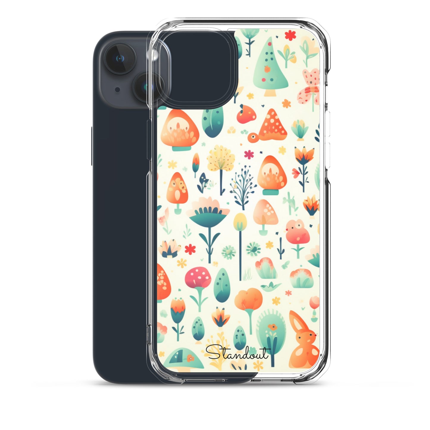 Cute Patterns Clear Case for iPhone® CCI013