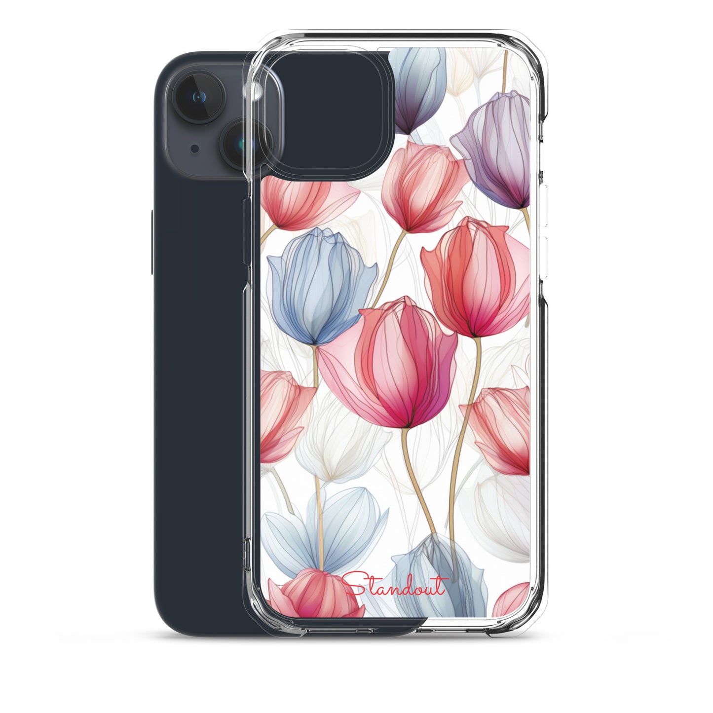 Flowers Tulip Clear Case for iPhone® CCI031