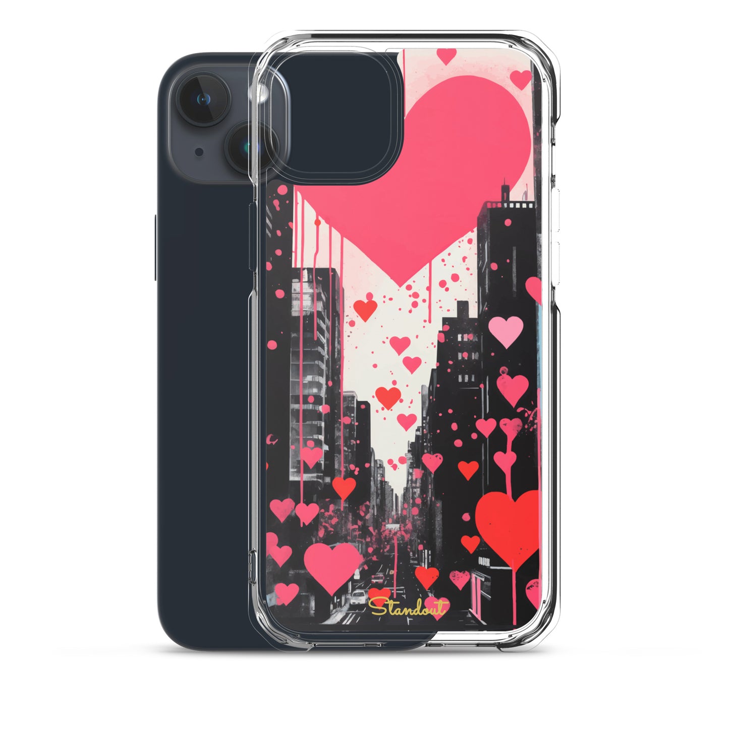 Hearts in the city Clear Case for iPhone®