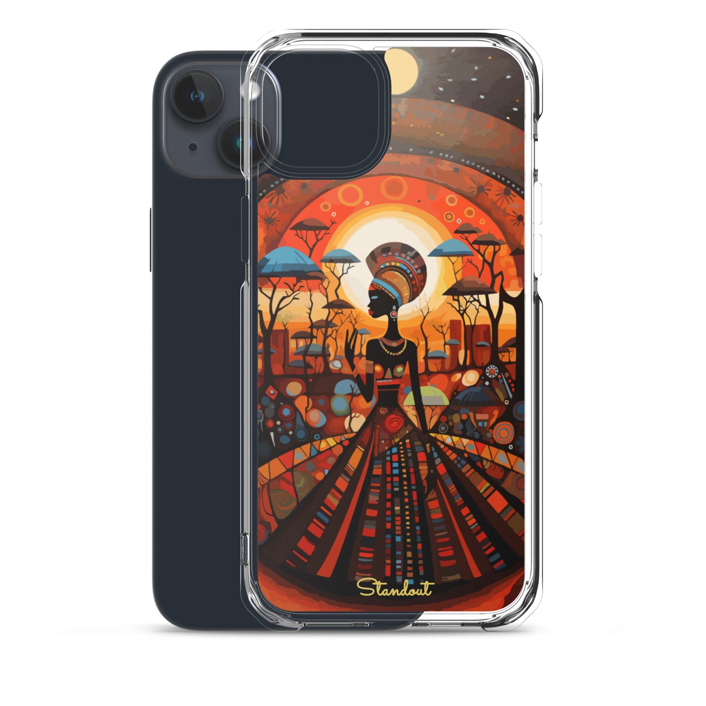 African Lady Clear Case for iPhone®