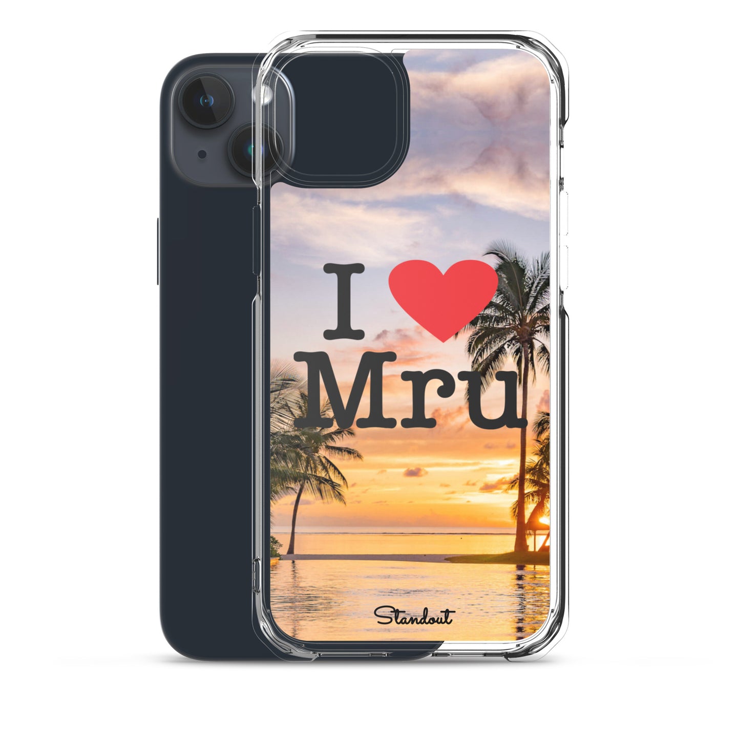 I love Mru Sunset Clear Case for iPhone®