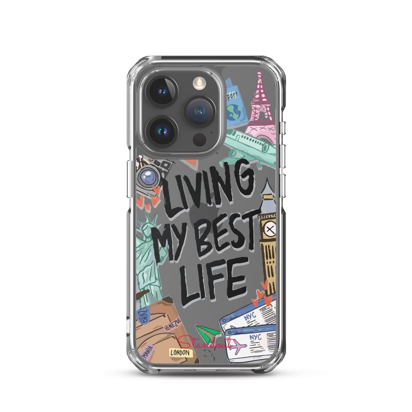 Living my Best Life Clear Case for iPhone® CCI073