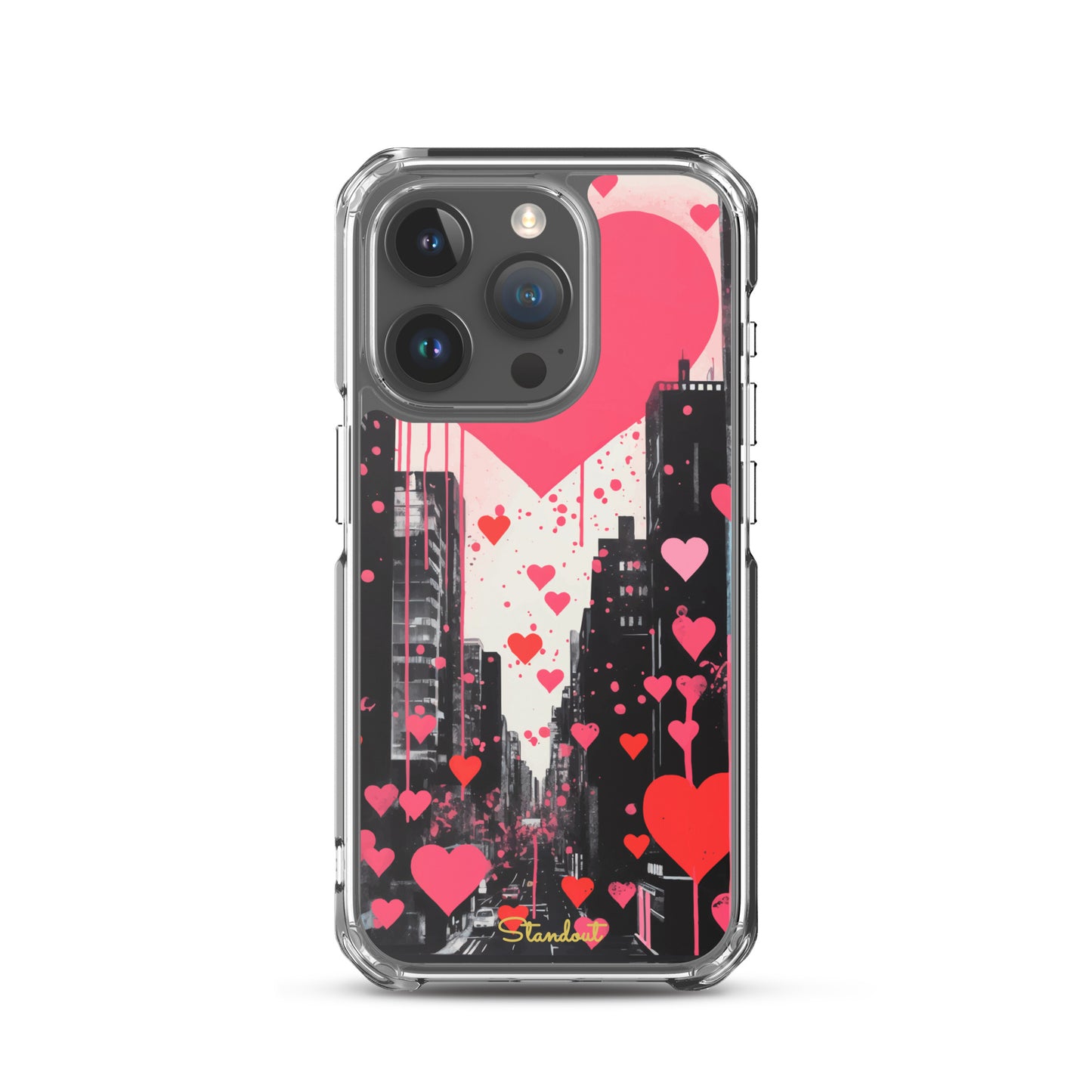 Hearts in the city Clear Case for iPhone®