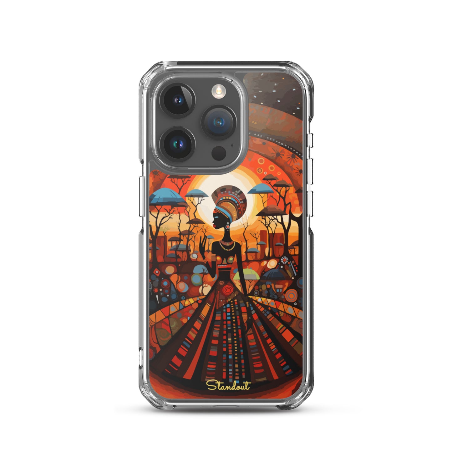 African Lady Clear Case for iPhone®