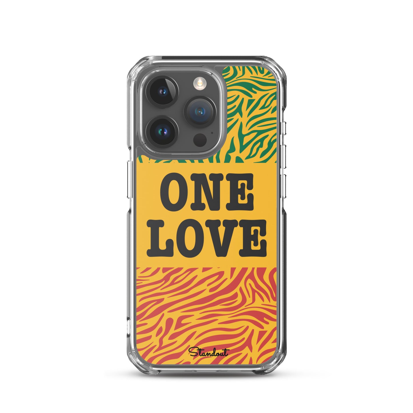 One Love Clear Case for iPhone®