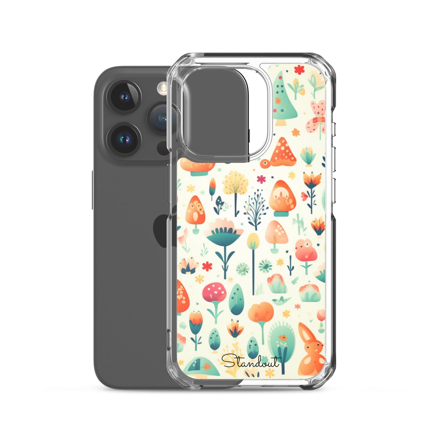 Cute Patterns Clear Case for iPhone® CCI013