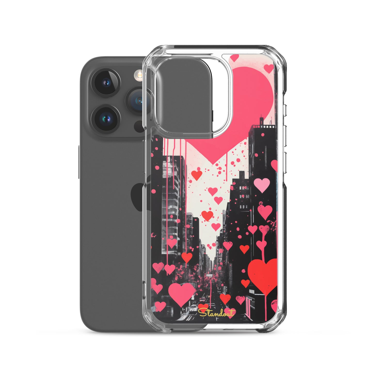 Hearts in the city Clear Case for iPhone®