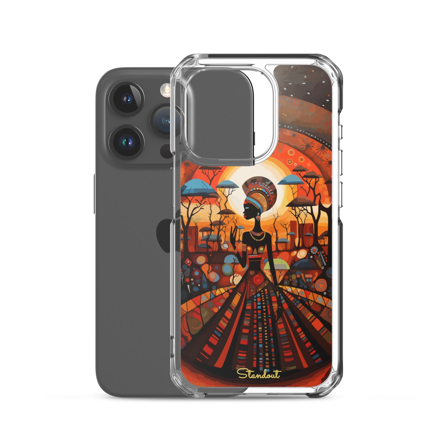 African Lady Clear Case for iPhone®