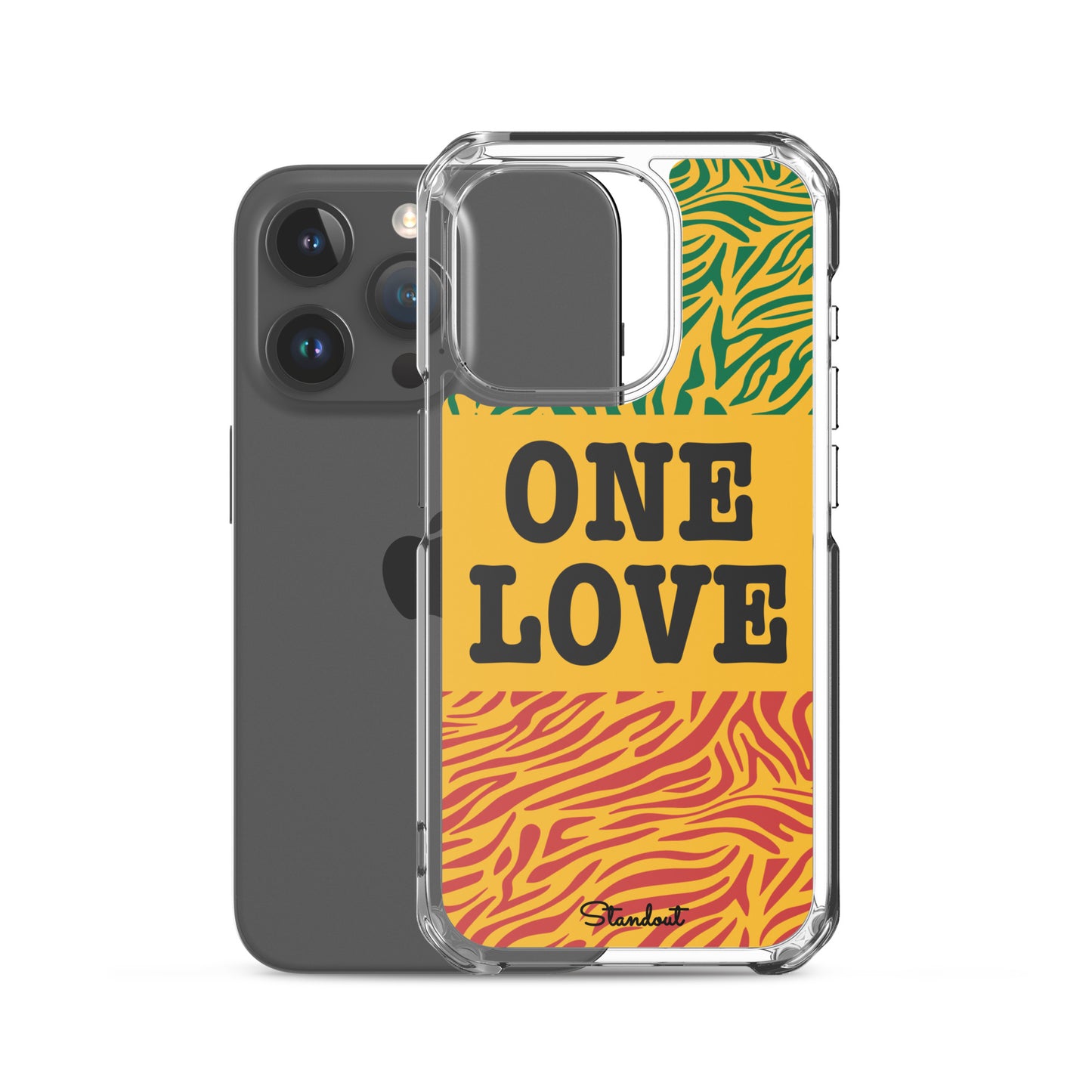 One Love Clear Case for iPhone®