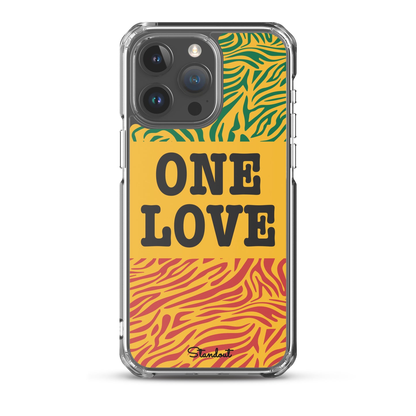 One Love Clear Case for iPhone®