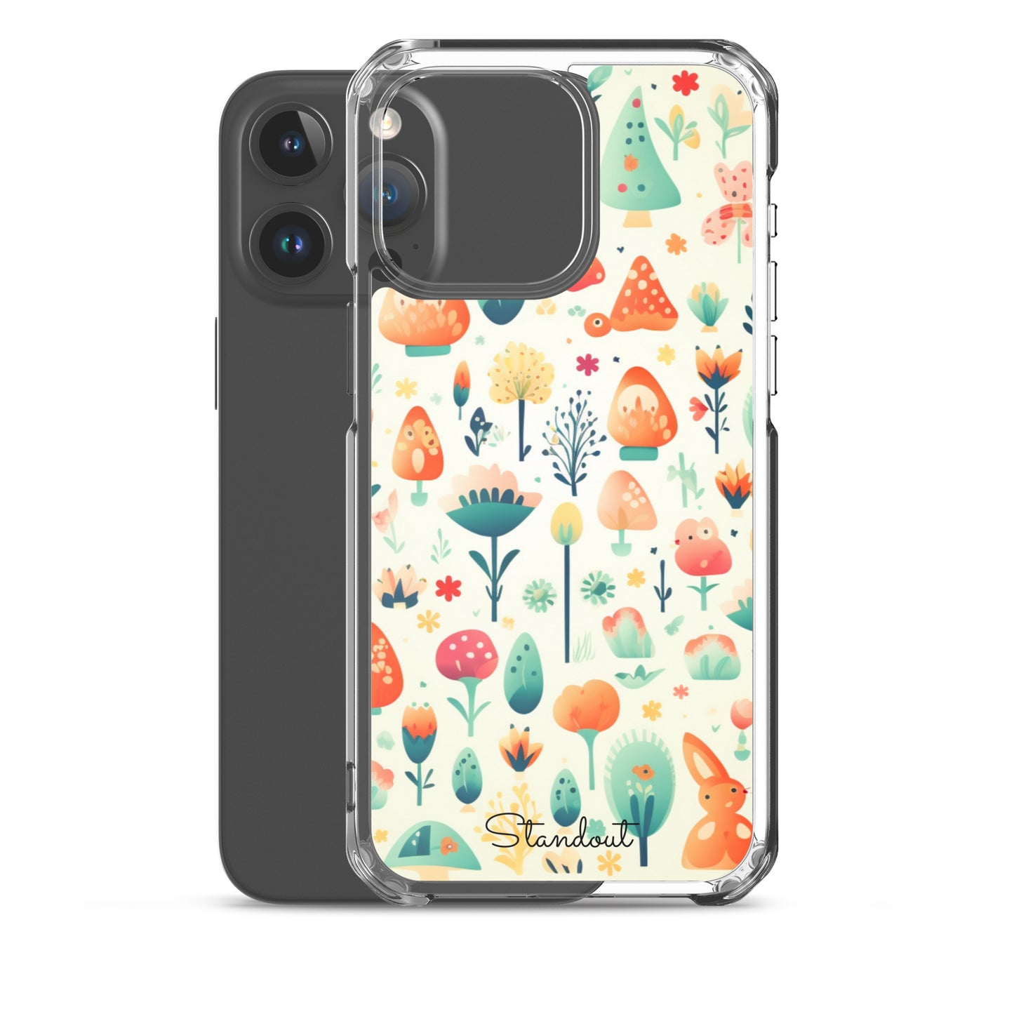 Cute Patterns Clear Case for iPhone® CCI013