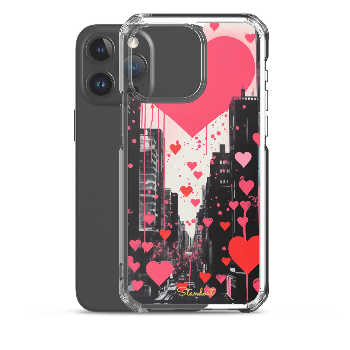 Hearts in the city Clear Case for iPhone®