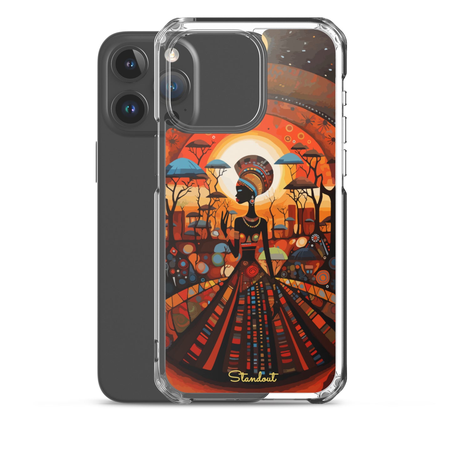 African Lady Clear Case for iPhone®