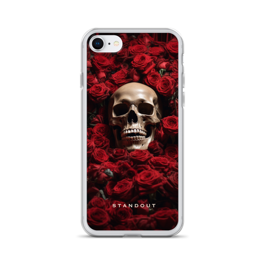 Roses and Skull Clear Case for iPhone® (FREE Shipping)