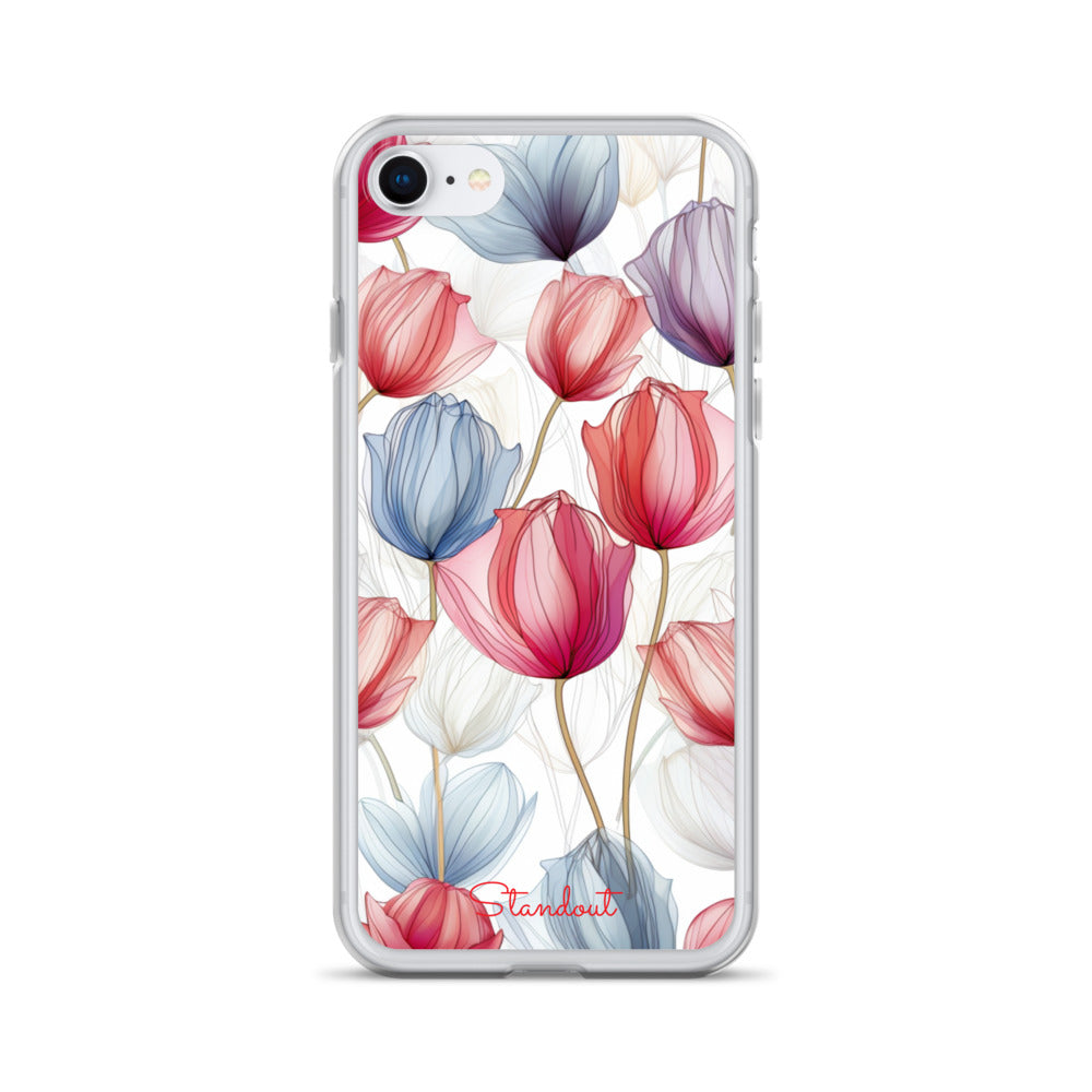 Flowers Tulip Clear Case for iPhone® CCI031