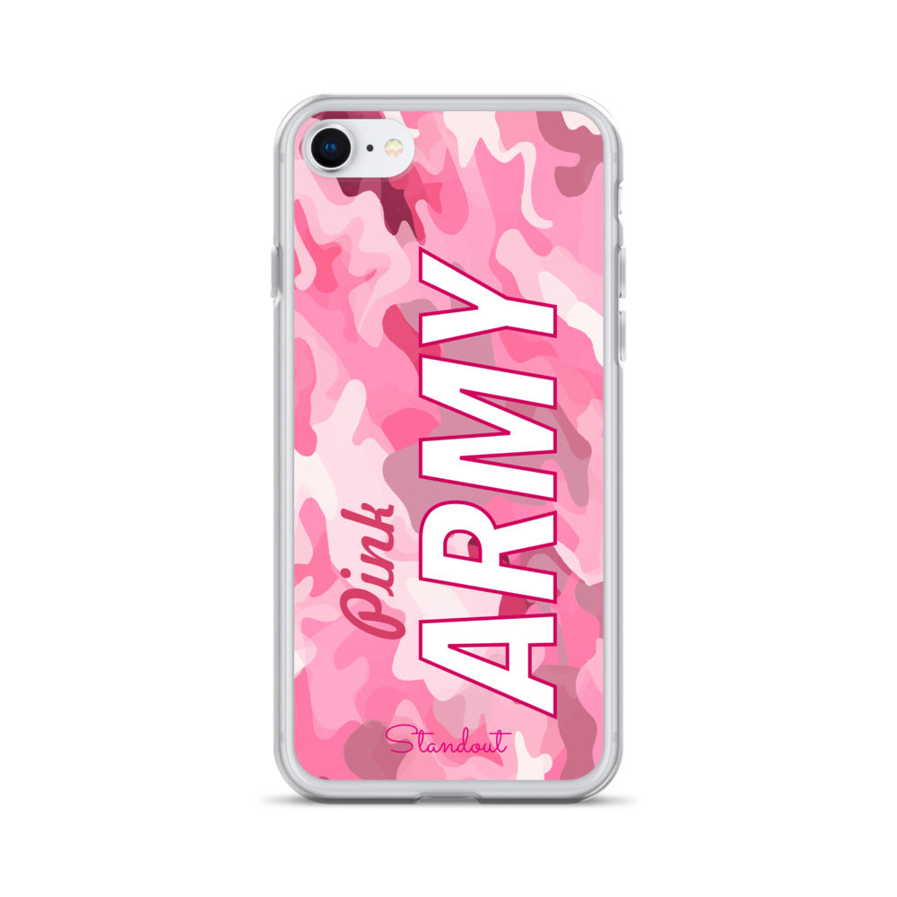 Pink Army Clear Case for iPhone® CCI089