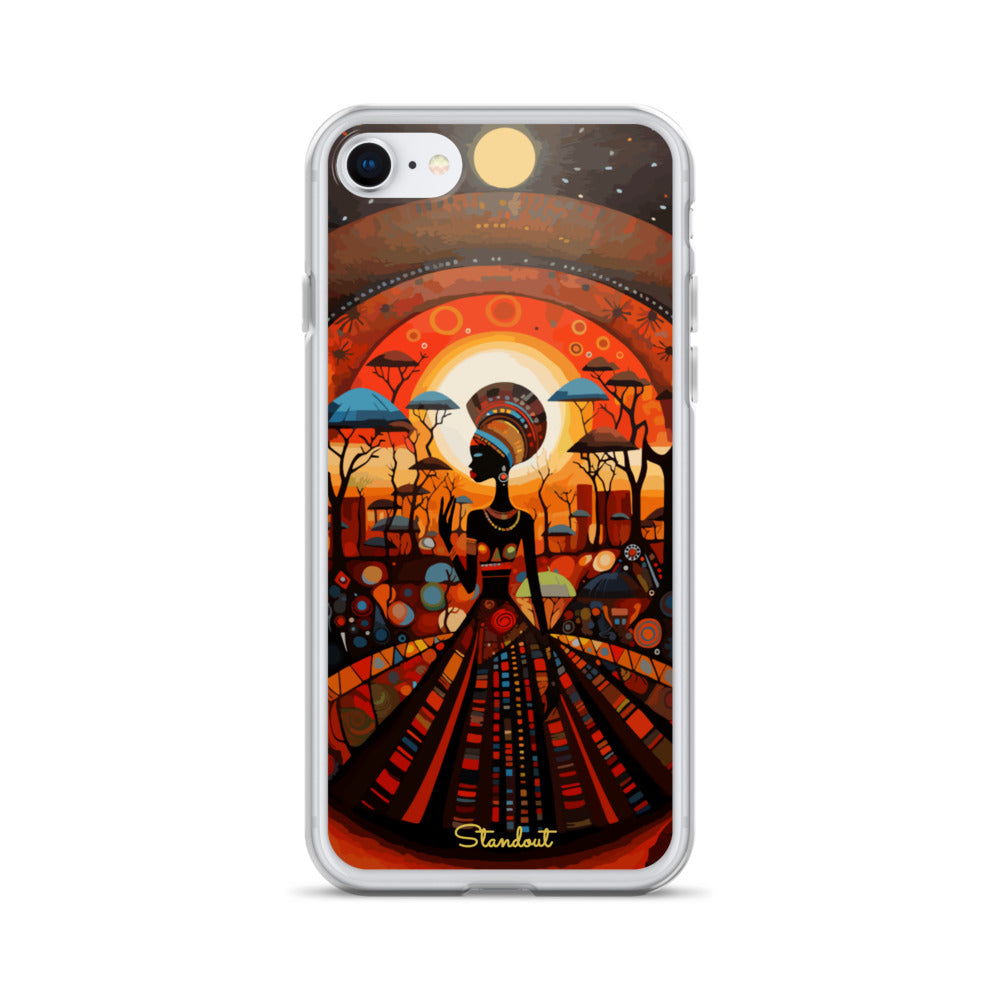 African Lady Clear Case for iPhone®