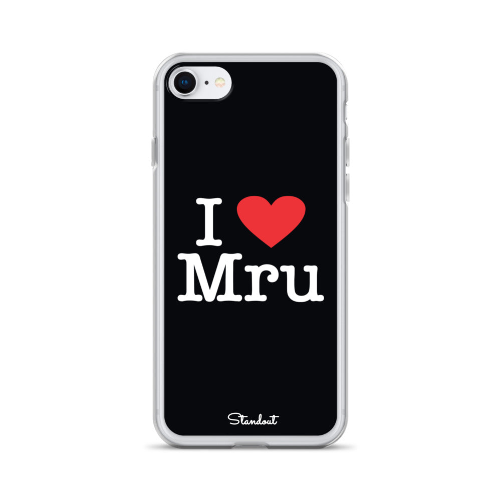 I love Mru original Clear Case for iPhone®