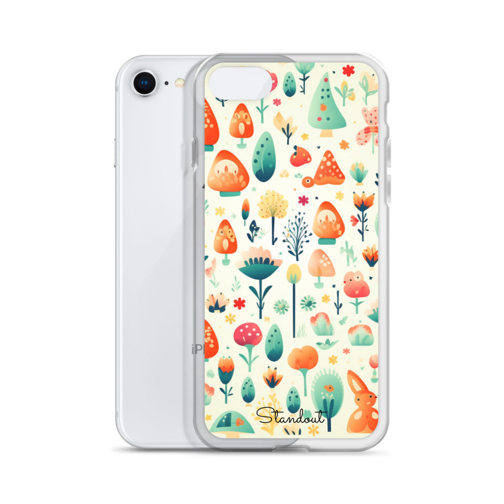 Cute Patterns Clear Case for iPhone® CCI013