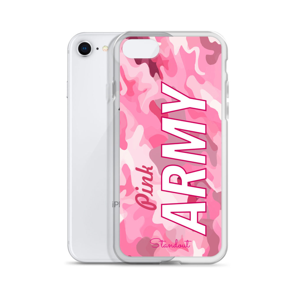 Pink Army Clear Case for iPhone® CCI089