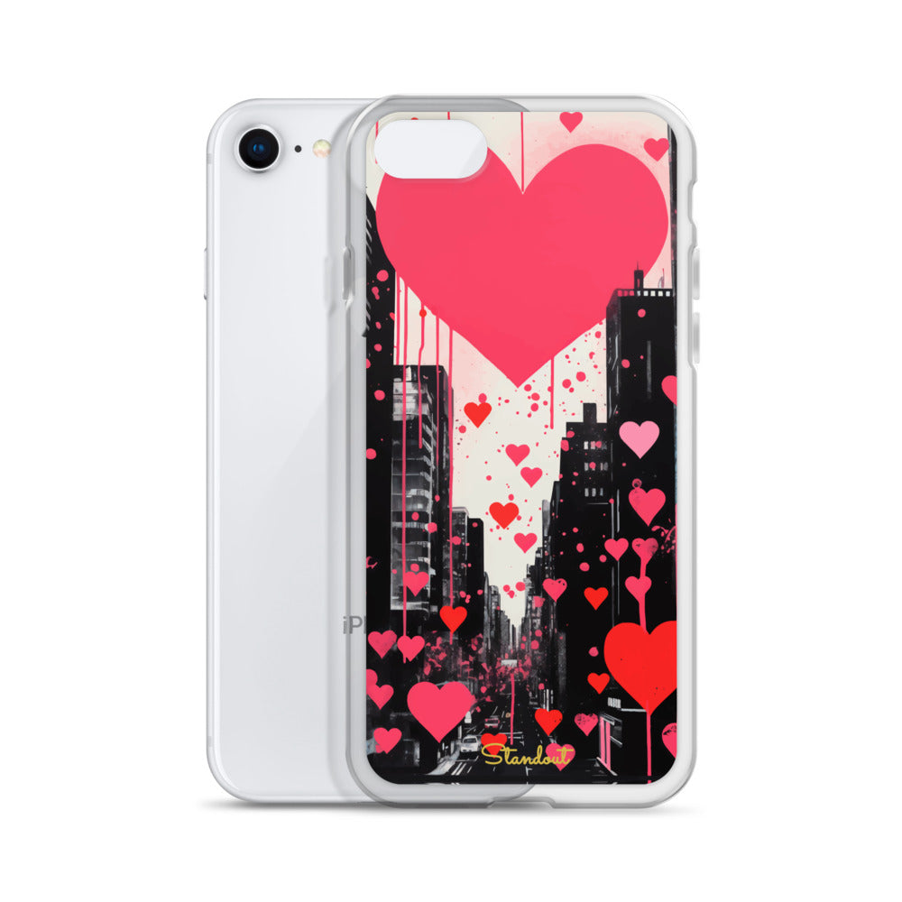 Hearts in the city Clear Case for iPhone®