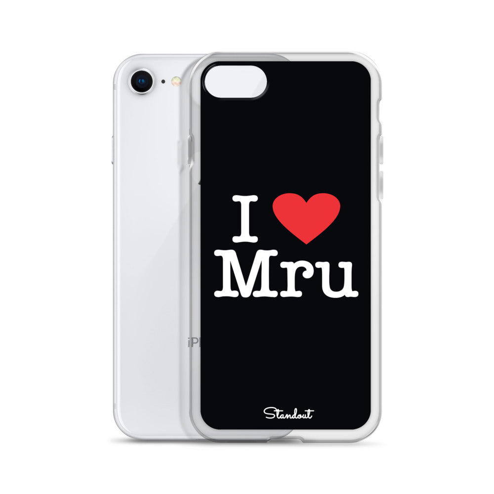 I love Mru original Clear Case for iPhone®