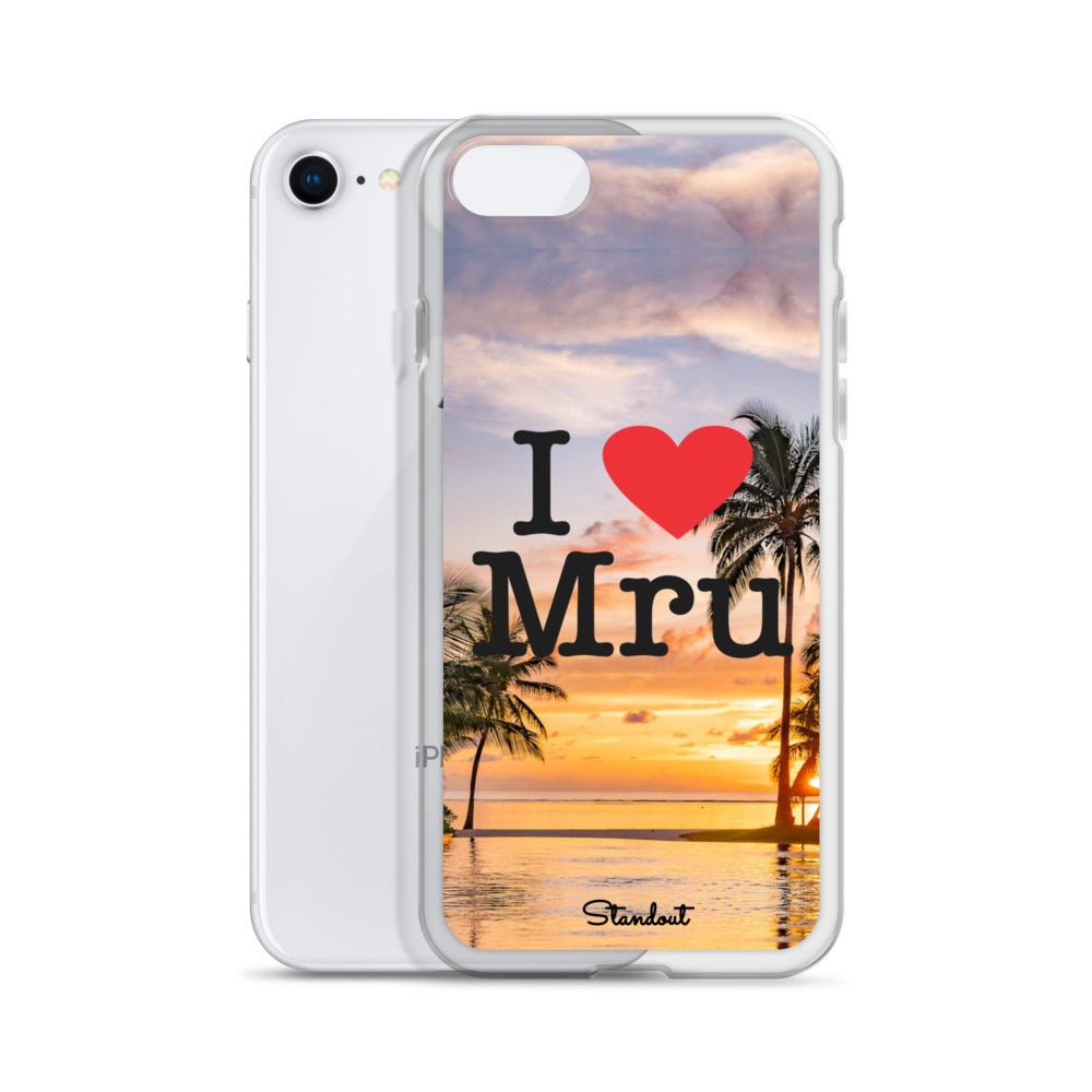 I love Mru Sunset Clear Case for iPhone®