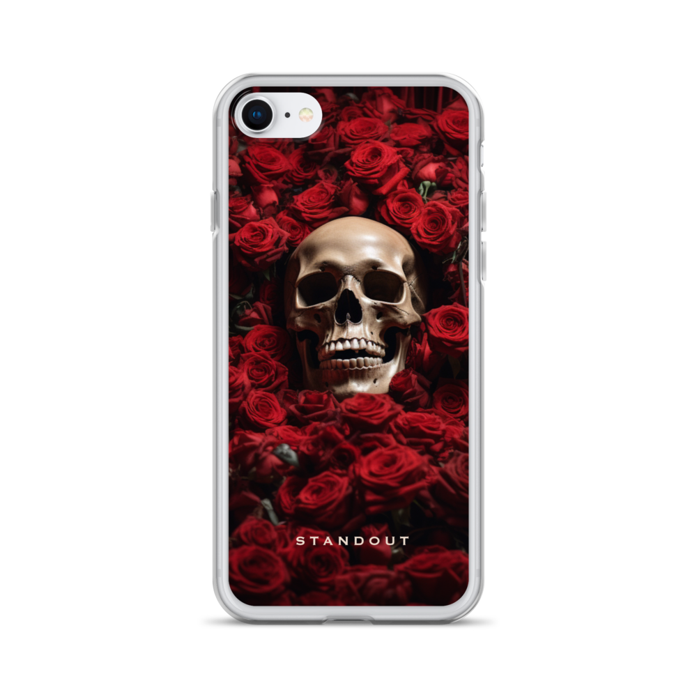 Roses and Skull Clear Case for iPhone® (FREE Shipping)