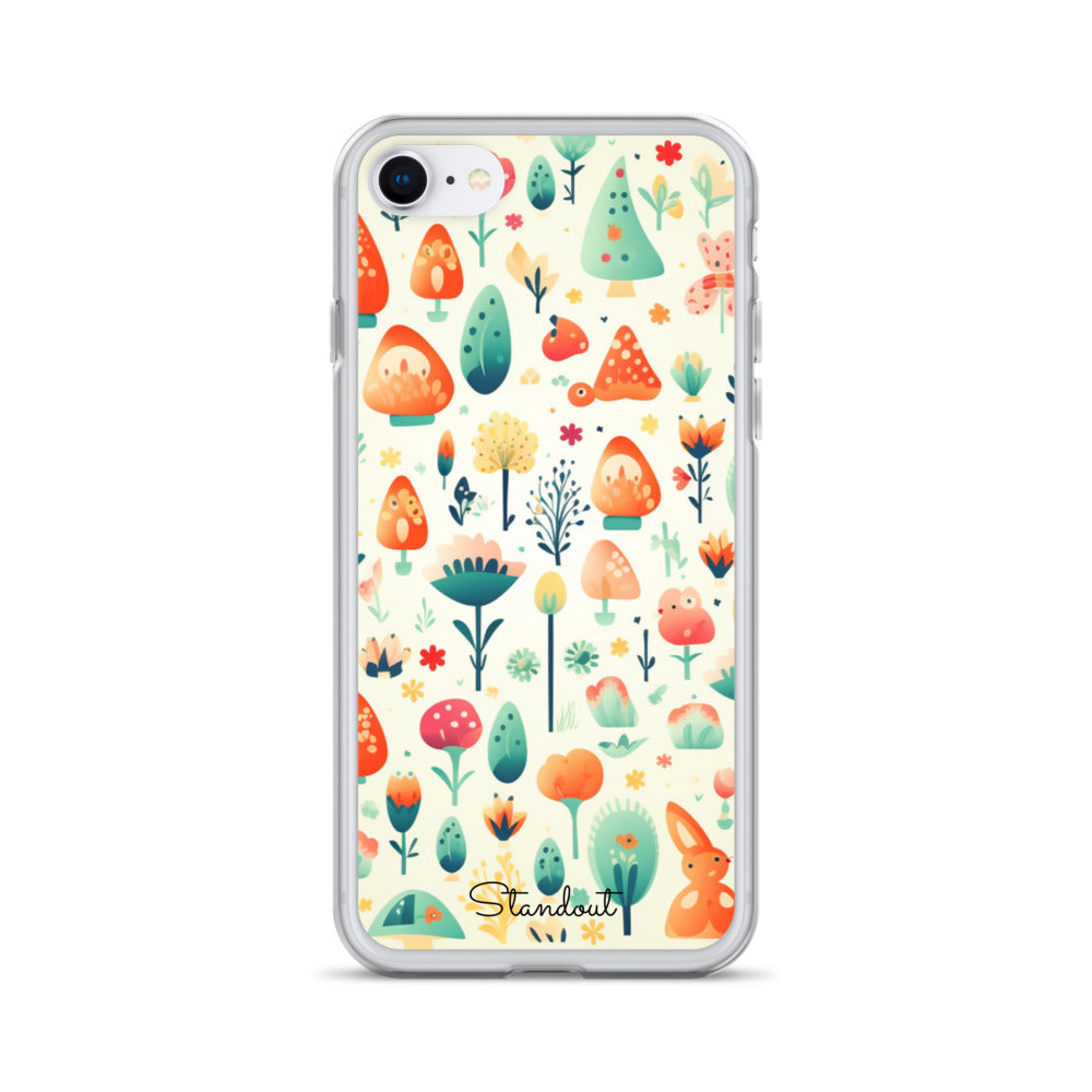 Cute Patterns Clear Case for iPhone® CCI013