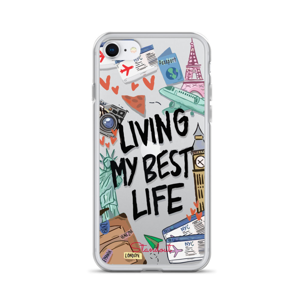 Living my Best Life Clear Case for iPhone® CCI073