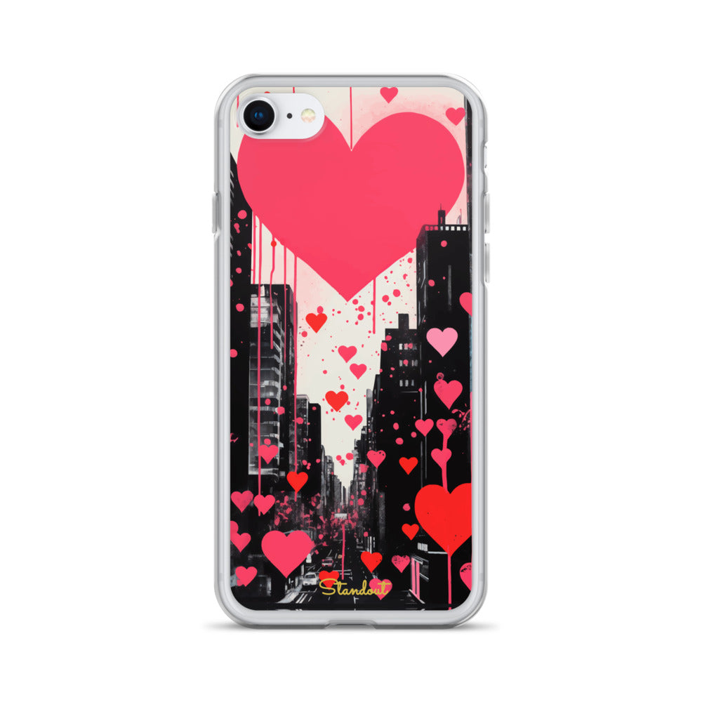 Hearts in the city Clear Case for iPhone®