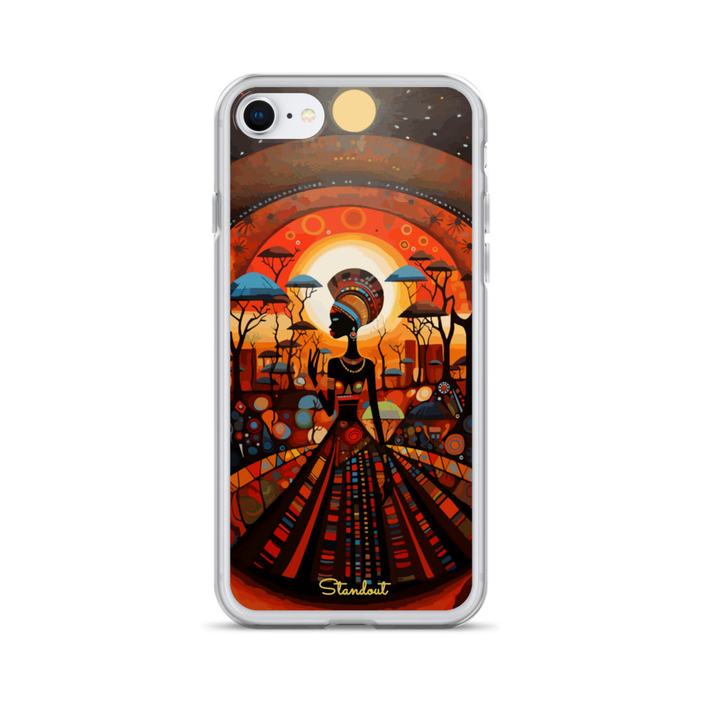 African Lady Clear Case for iPhone®