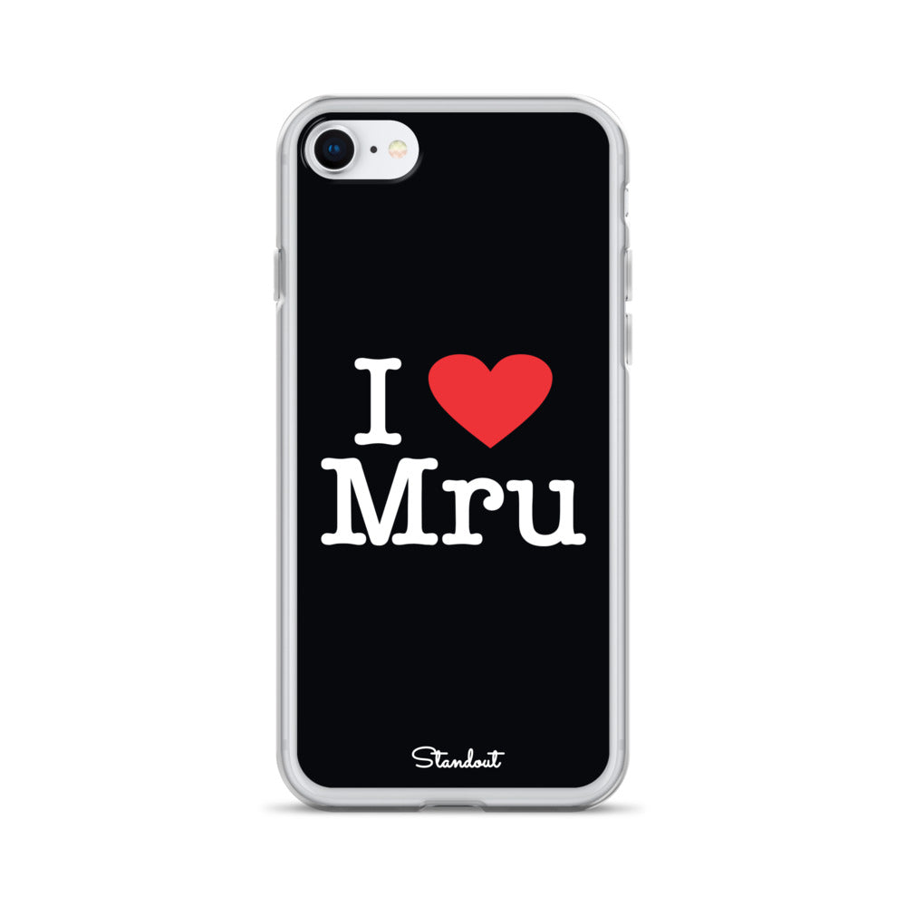 I love Mru original Clear Case for iPhone®