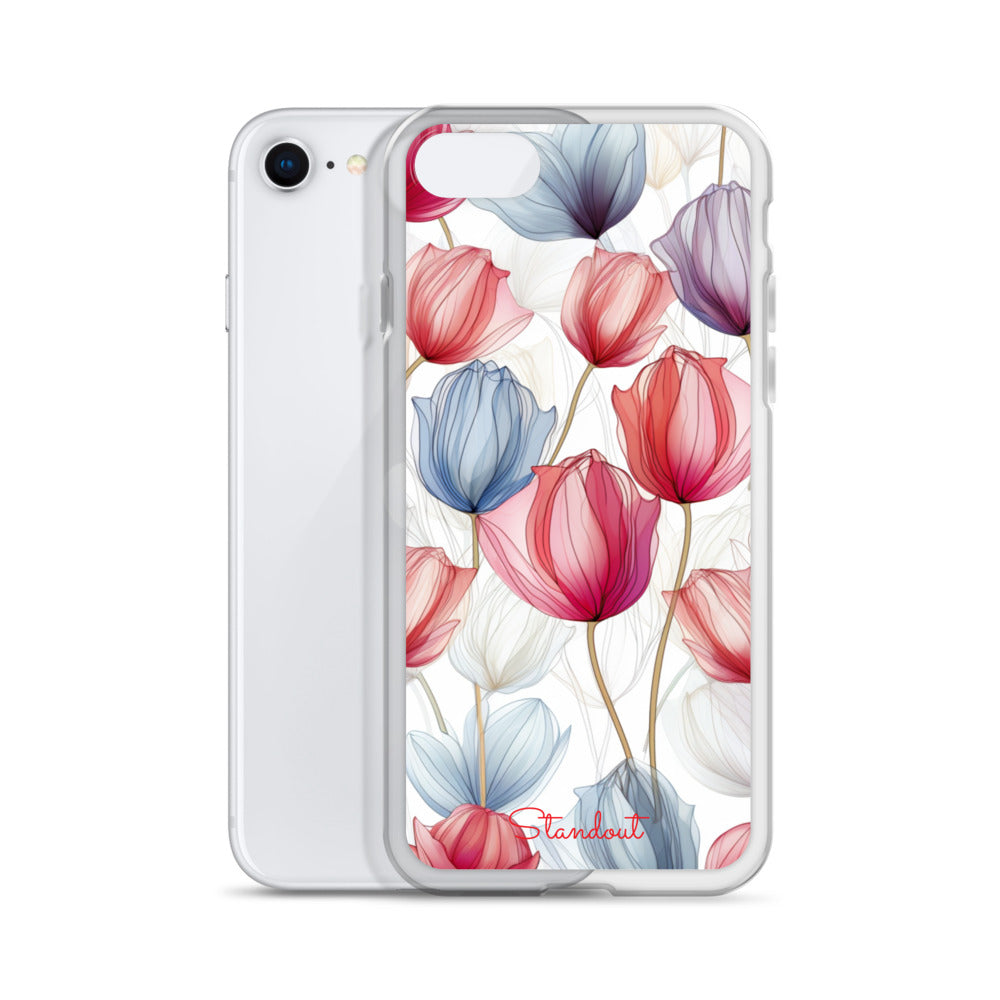 Flowers Tulip Clear Case for iPhone® CCI031