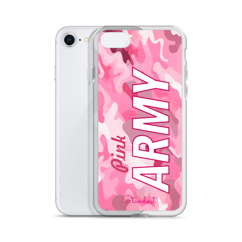 Pink Army Clear Case for iPhone® CCI089