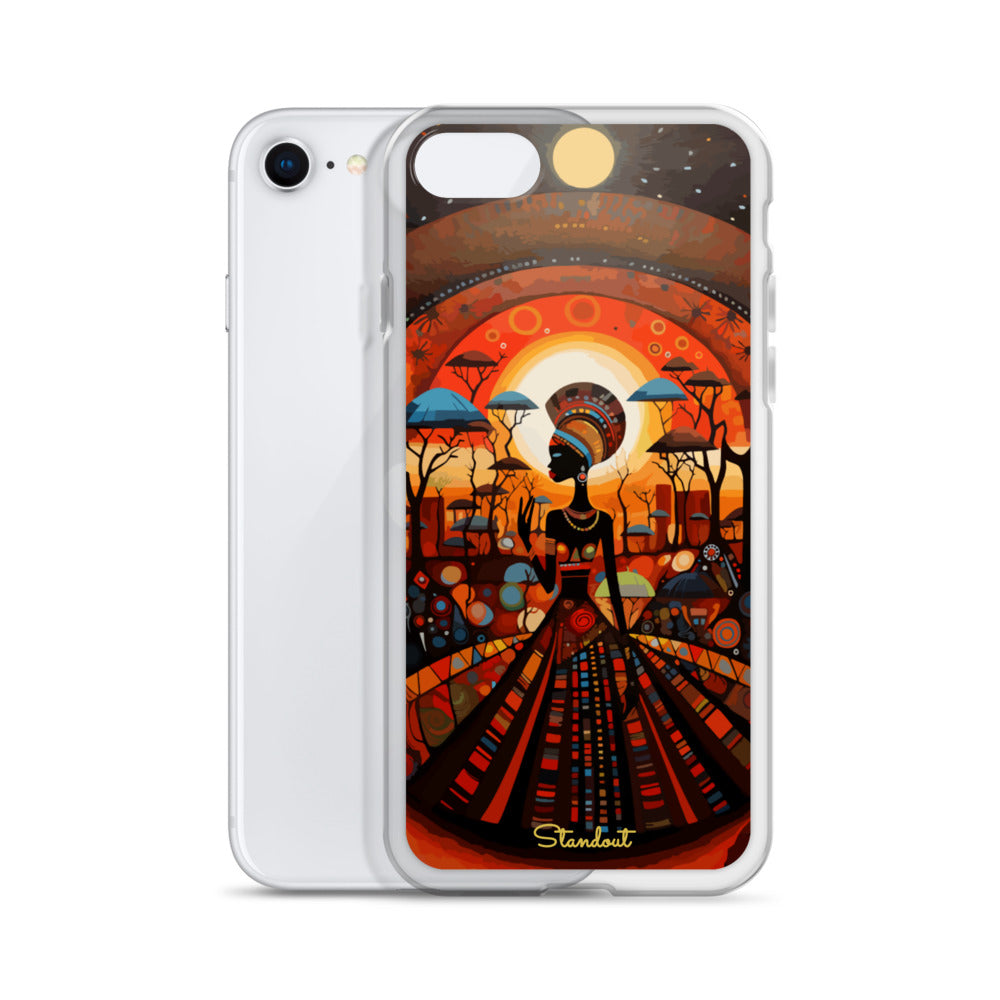 African Lady Clear Case for iPhone®